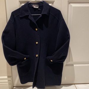 Salvatore Ferragamo oversized wool jacket